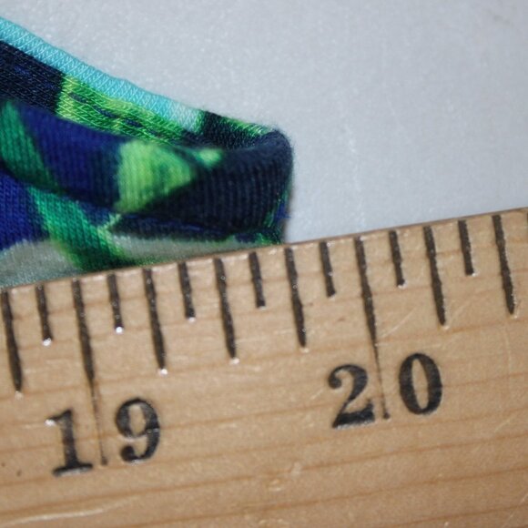 Apt 9 Dress $50 Sz XL Blue Multi Color Floral Knit Maxi Rayon Spandex Dress - Picture 16 of 16